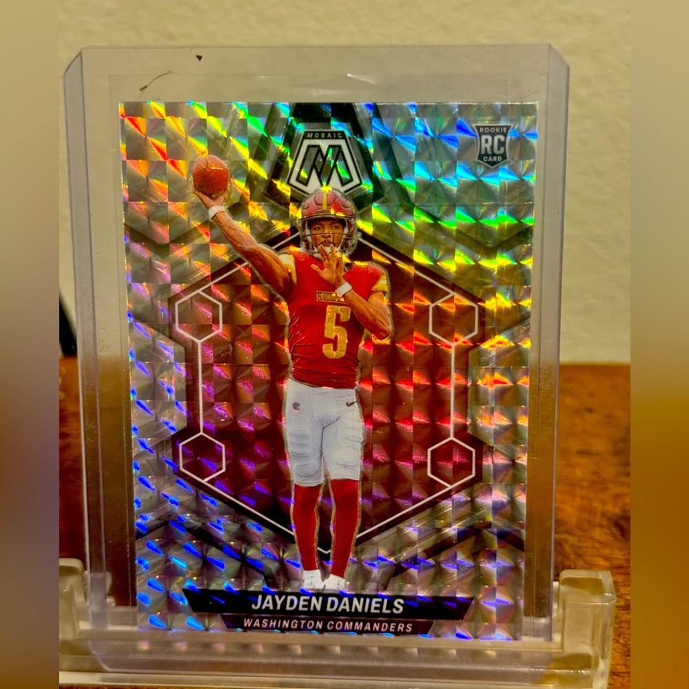 Panini Mosaic NFL Trading Card - Jayden Daniels silver